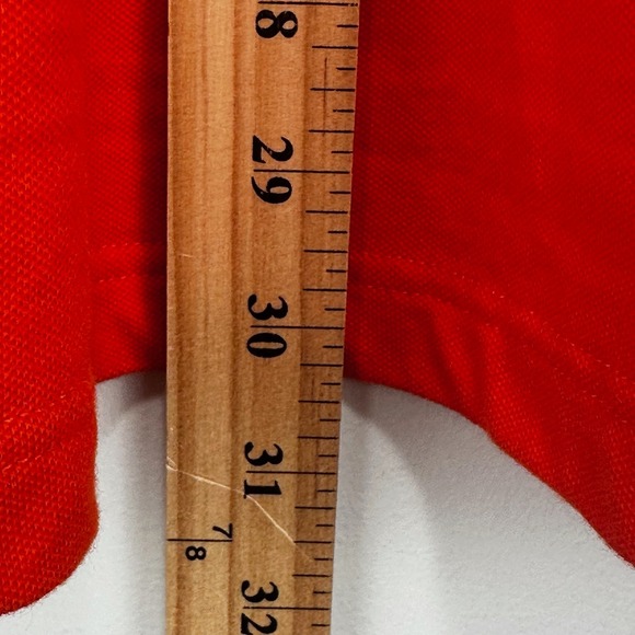 Clemson Tigers Southern Tide Skipjack Polo Men Large ORANGE Cotton Stretch Paw - Picture 6 of 10